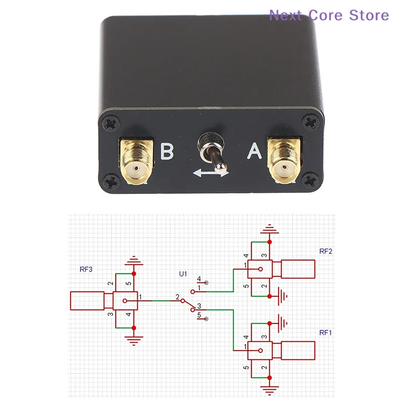 10W SMA Manual RF Antenna Switch – DC to 1000 MHz RF Antenna Switch HIP
