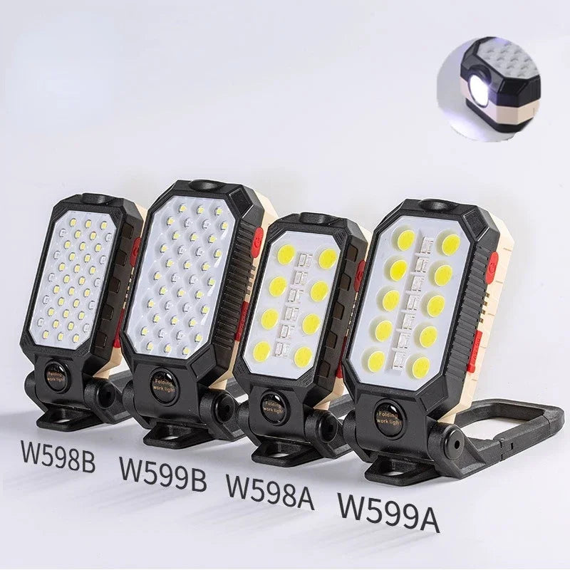 ESMARTER Magnetic LED Work Light – USB Rechargeable Floodlight LED Work Light HIP