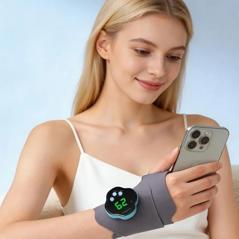 EMS Microcurrent Wrist Massager – 10 Modes, 29 Levels | CAMMUO EMS Wrist Massager HIP