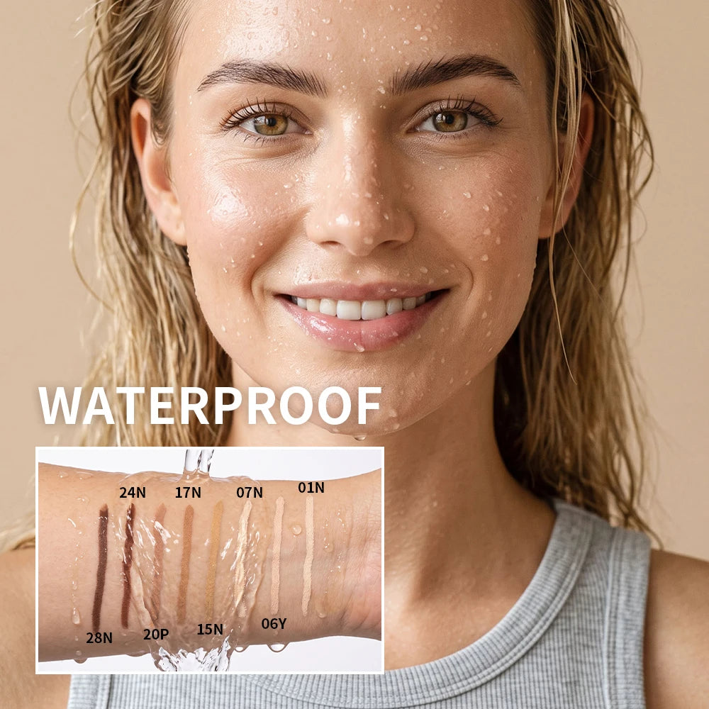 Waterproof Lip Concealer Pen & Eyebrow and Lip Concealer Pen Full Coverage Waterproof Contour Face Acne Scar Concealer Stick HIP