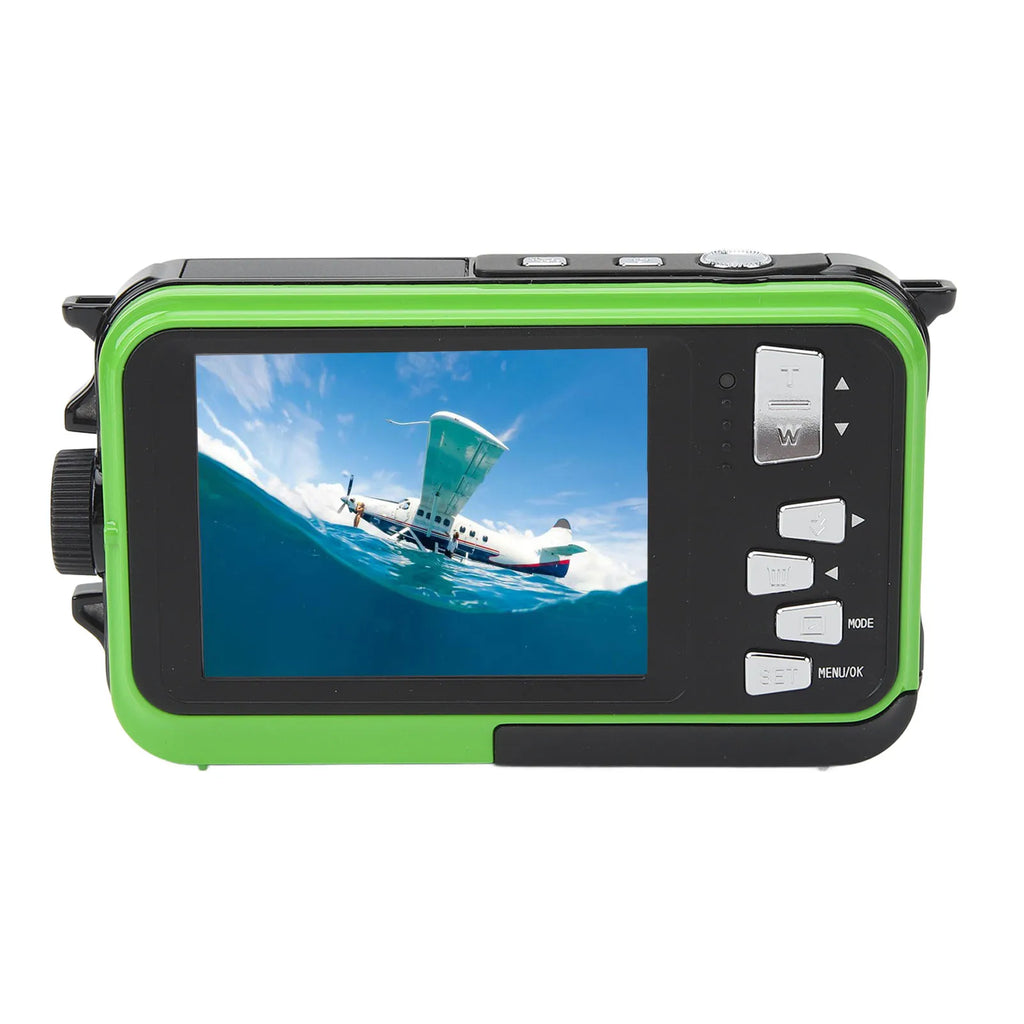 Waterproof Digital Camera Face Detection Timed Selfie 48MP 16X Digital Zoom Dual Screen Portable Digital Camera for Travel HIP