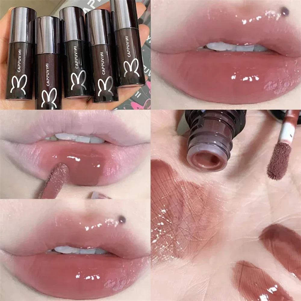 Galaxy Gray Mirror Water Lip Gloss Lip Glaze Shimmer Glass LipOil Liquid Lipstick Waterproof Moisturizing Matte Lips Balm Makeup HIP 07 Mirror