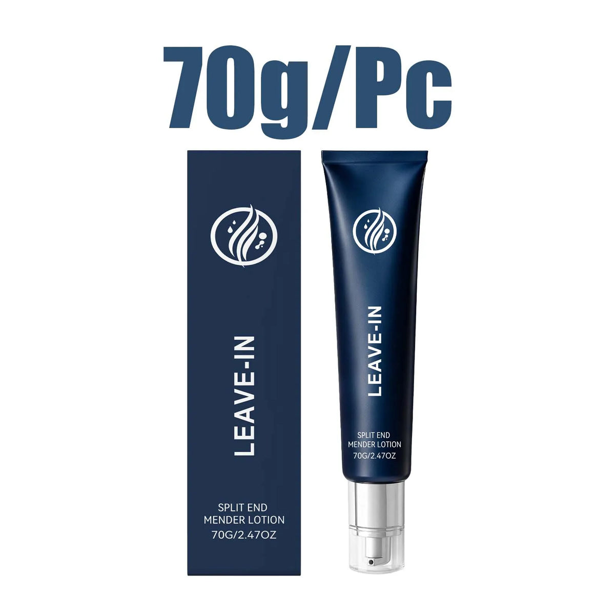 70g Leave-In Split End Mender & Frizz Control Hair Cream Leave-In Hair Treatment HIP 1Pc