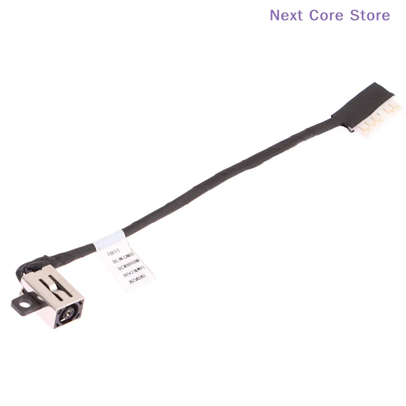 DC Power Jack Cable Dell Inspiron 15 3510 3400 3500 4VP7C Laptop Power Jack HIP