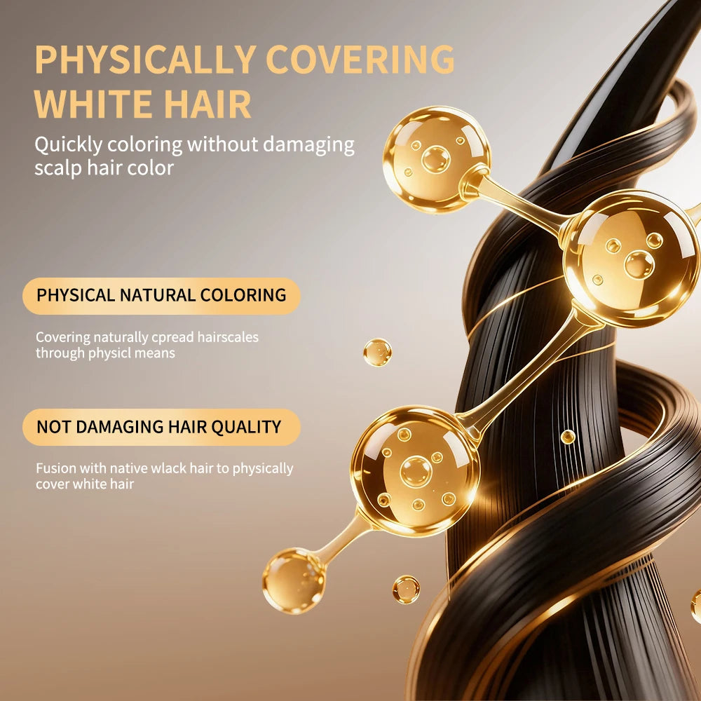 2in1 Hair Dye Stick with Comb Waterproof Sweat Proof Black Brown Coffee Long Lasting Temporary Hair Coloring Hairline Pen HIP