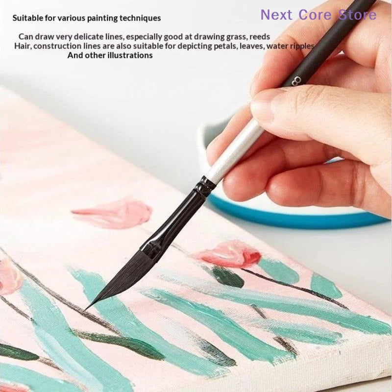Knife-Shaped Watercolor & Gouache Paint Brushes | 1/4 Pc Set Art Paint Brushes HIP