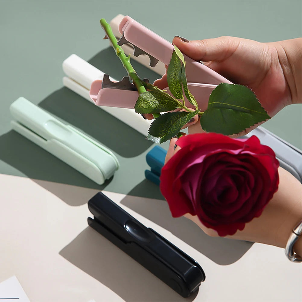 Portable Rose Thorn Remover Florist Gardening Tools Rose Pincers Flower Thorn Stem Leaf Stripper Bonsai Tools Pruning Tools HIP