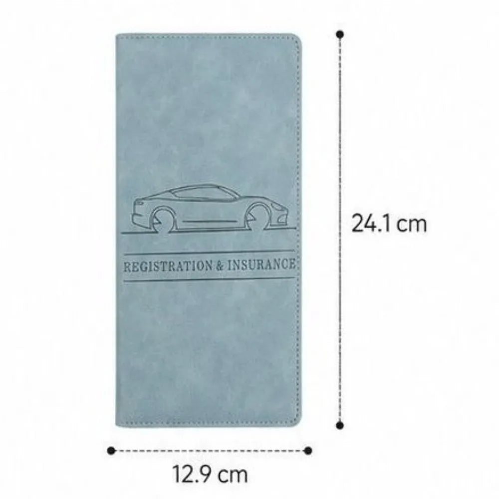 PU Leather Car Document Organizer with Magnetic Closure | HIP Car Document Organizer HIP