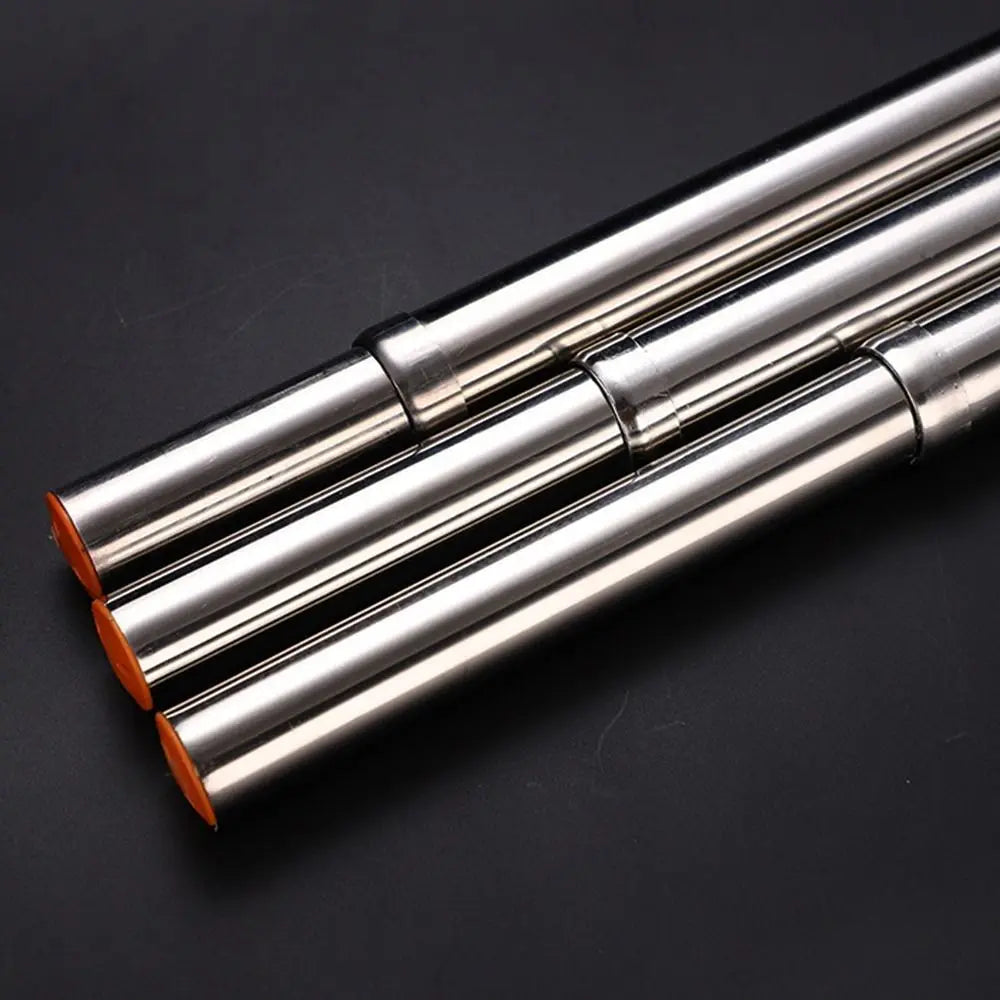 Adjustable Stainless Steel Telescopic Curtain Rod | Silver Telescopic Curtain Rod HIP