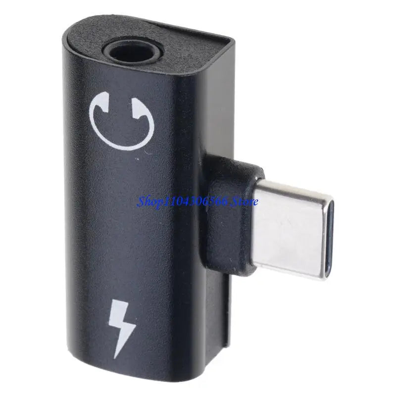 USB-C to 3.5mm Audio + PD 60W Fast Charging Adapter USB-C Audio Adapter HIP