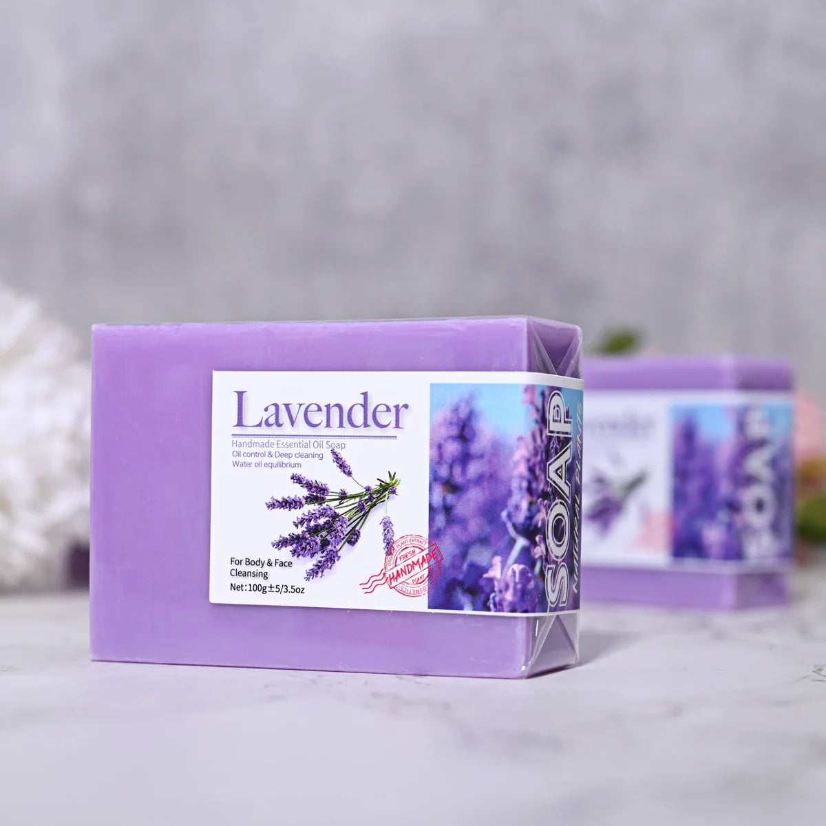 Organic Lavender Essential Oil Handmade Soap – 100g Bar Handmade Soap Bar HIP
