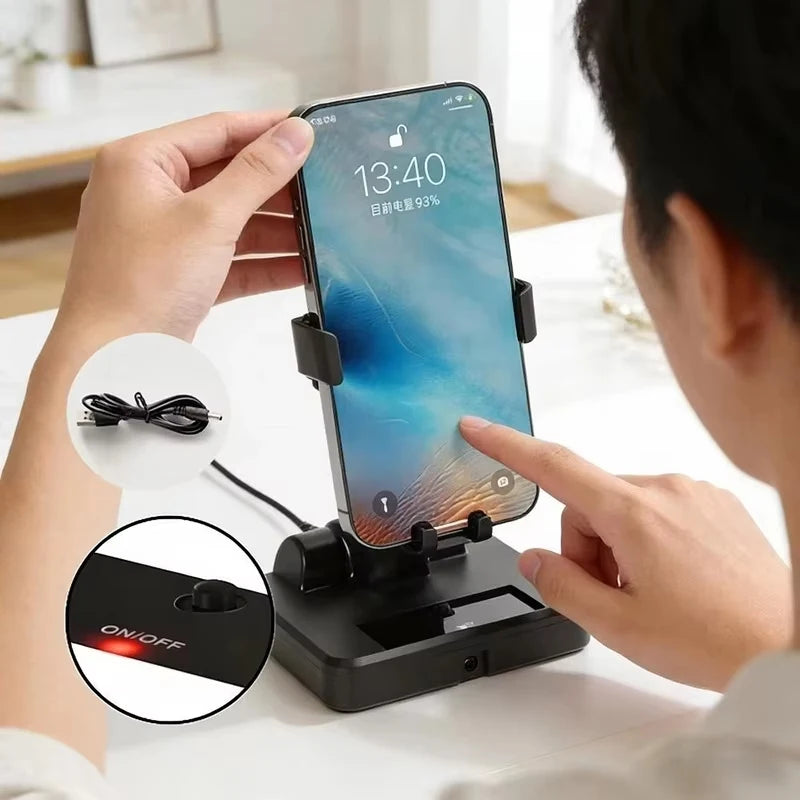 SEamopar Swing Desk Phone Stand – Universal Phone Bracket Desk Phone Stand HIP