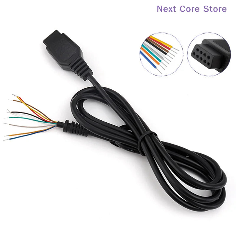 Mega Drive 2 Controller Extension Cable 9-Pin 1.5m | MD2 Controller Extension Cable HIP