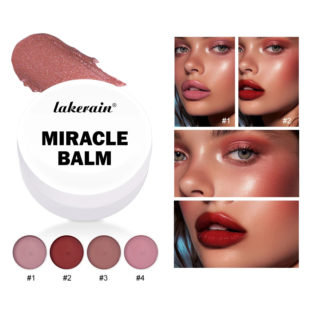 Cream Blush for Cheeks Mulit Glow Balm Blush Balm Face Makeup Radiant Finish Hydrating Creamy Lightweight & Blendable Color Face HIP