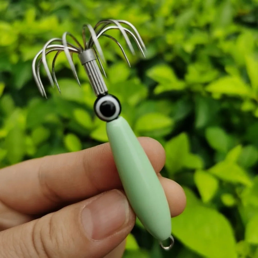 Luminous Squid Hook Octopus Lure 13g–89g | Glow Fishing Bait Squid Fishing Lure HIP
