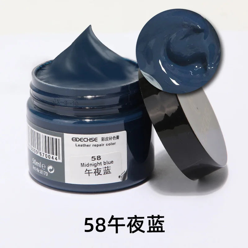 Leather Repair Kit – No-Heat Balm for Car Seats, Shoes & Sofas Leather Repair Kit HIP Dark Blue
