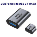 USB-A to USB-C OTG Adapter – USB 3.1, 10Gbps Fast Charging USB Cable Adapter HIP USB F to Type-C F