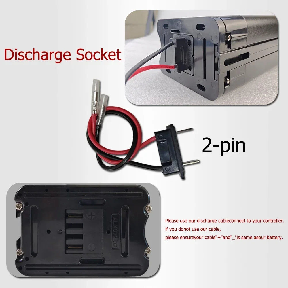 36V 30Ah Silver Fish Lithium Ion E-Bike Battery | 18650 Pack E-Bike Battery Pack HIP
