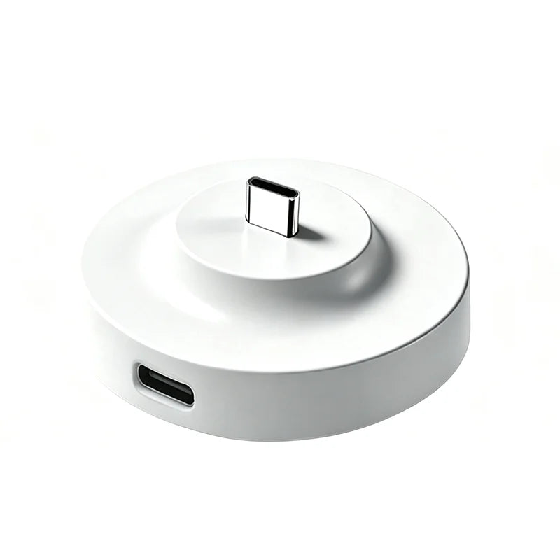 Universal 5V Type-C Shaver Dock Charging Station & Trimmer Stand Shaver Charging Dock HIP White