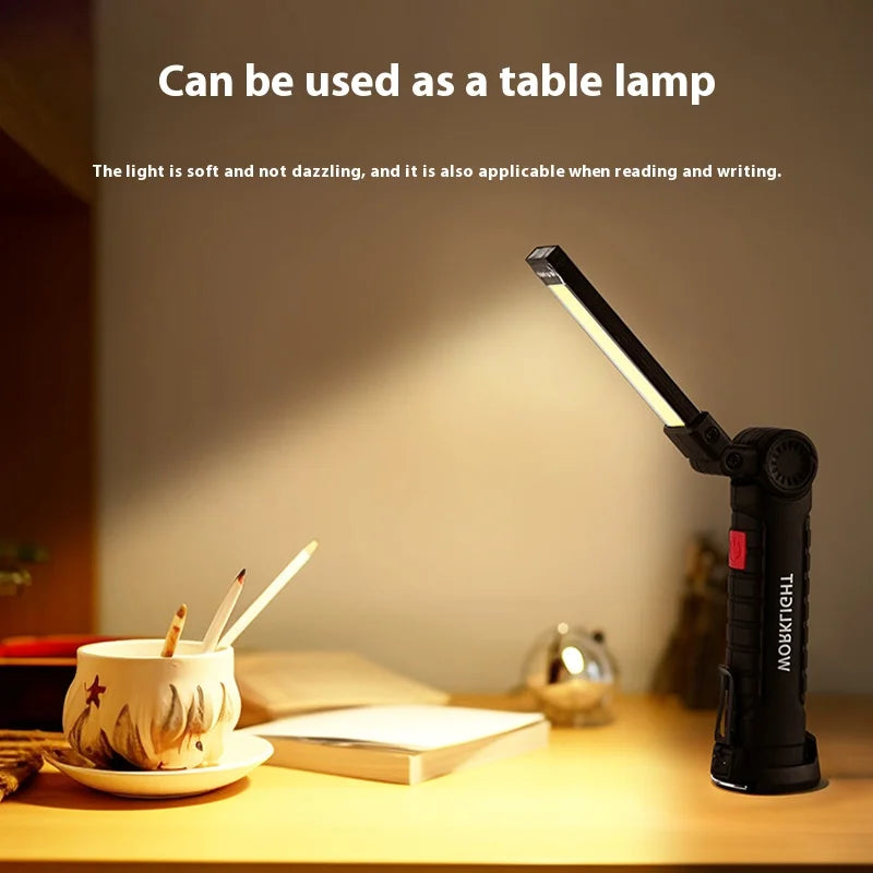 COB LED Folding Work Light – Magnetic USB Rechargeable Torch LED Work Light HIP