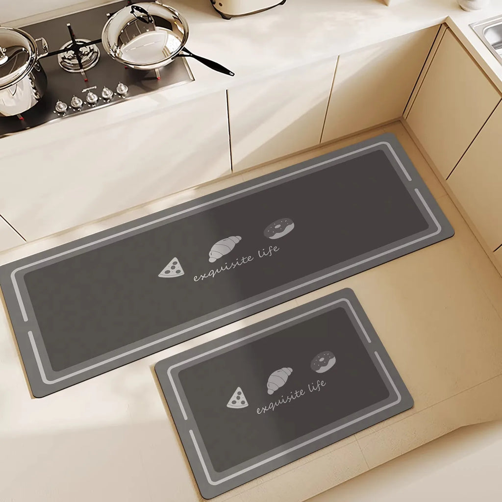 Waterproof Non-Slip PVC Kitchen Rug – Cartoon Floor Mat Kitchen Floor Mat HIP GU5652-P 1pc 200x300cm