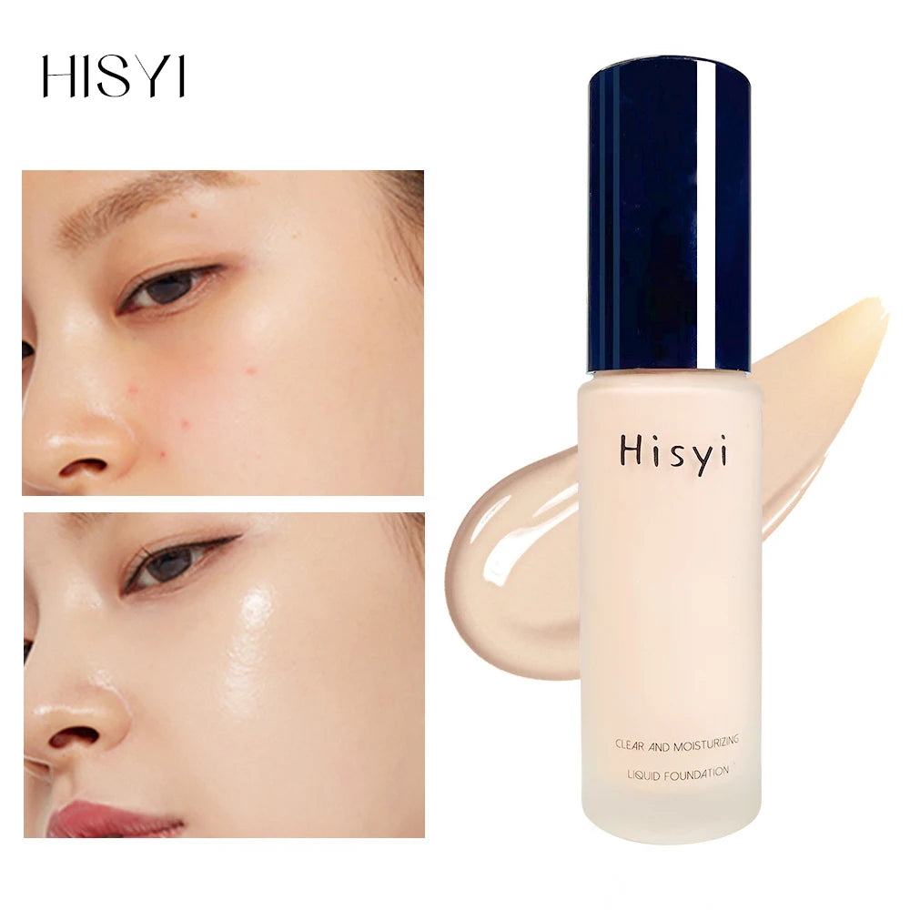 HISYI Moisturizing Liquid Foundation – Natural Blemish Coverage Liquid Foundation HIP