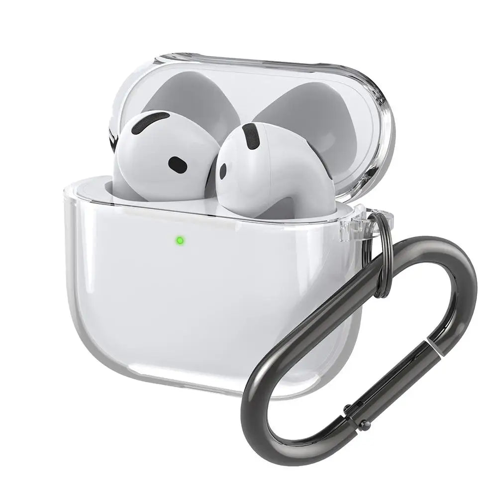 Clear TPU Case for Apple AirPods 4 2024 – Shockproof Cover Earphone Case HIP