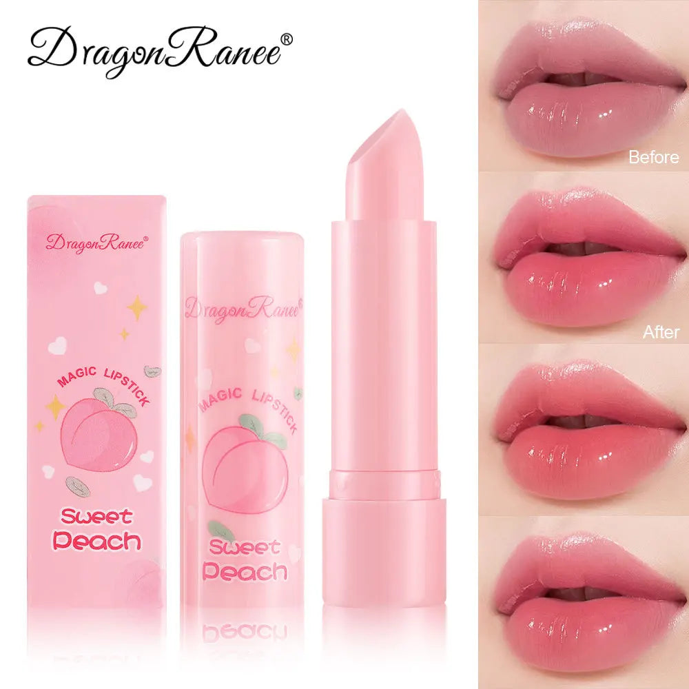 Dragon Ranee Color-Changing Peach Jelly Lip Balm & Stain Tinted Lip Balm HIP