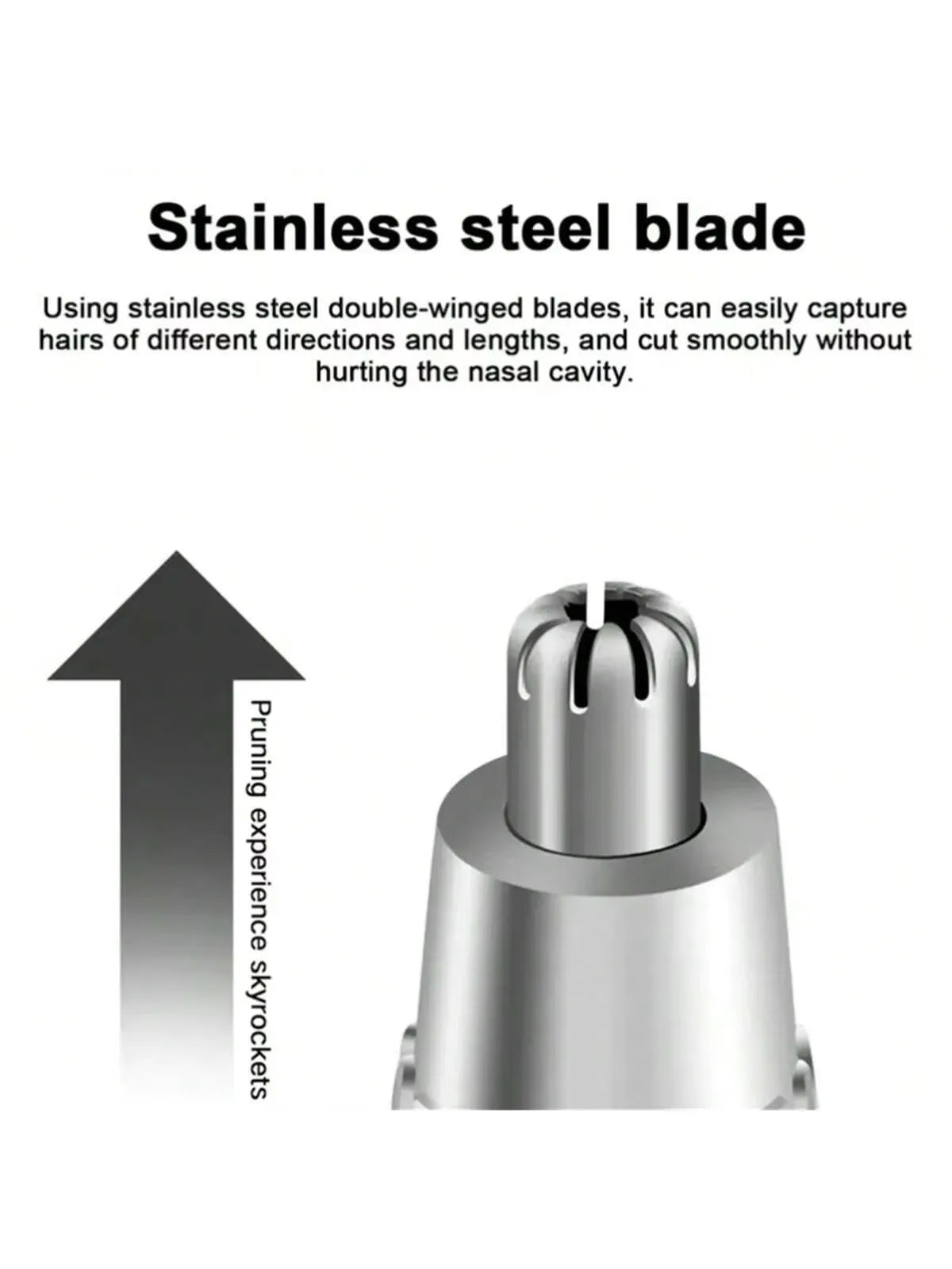 Electric Nose & Ear Hair Trimmer – Painless 360° Rotary Nose & Ear Trimmer HIP