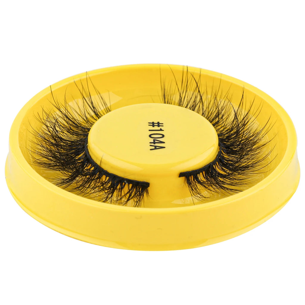 YSDO 1 Pair 3D Mink Eyelashes Cruelty Free Lashes Makeup Dramatic False EyeLashes Fluffy Full Strip Thick Long Lashes Faux Cils HIP