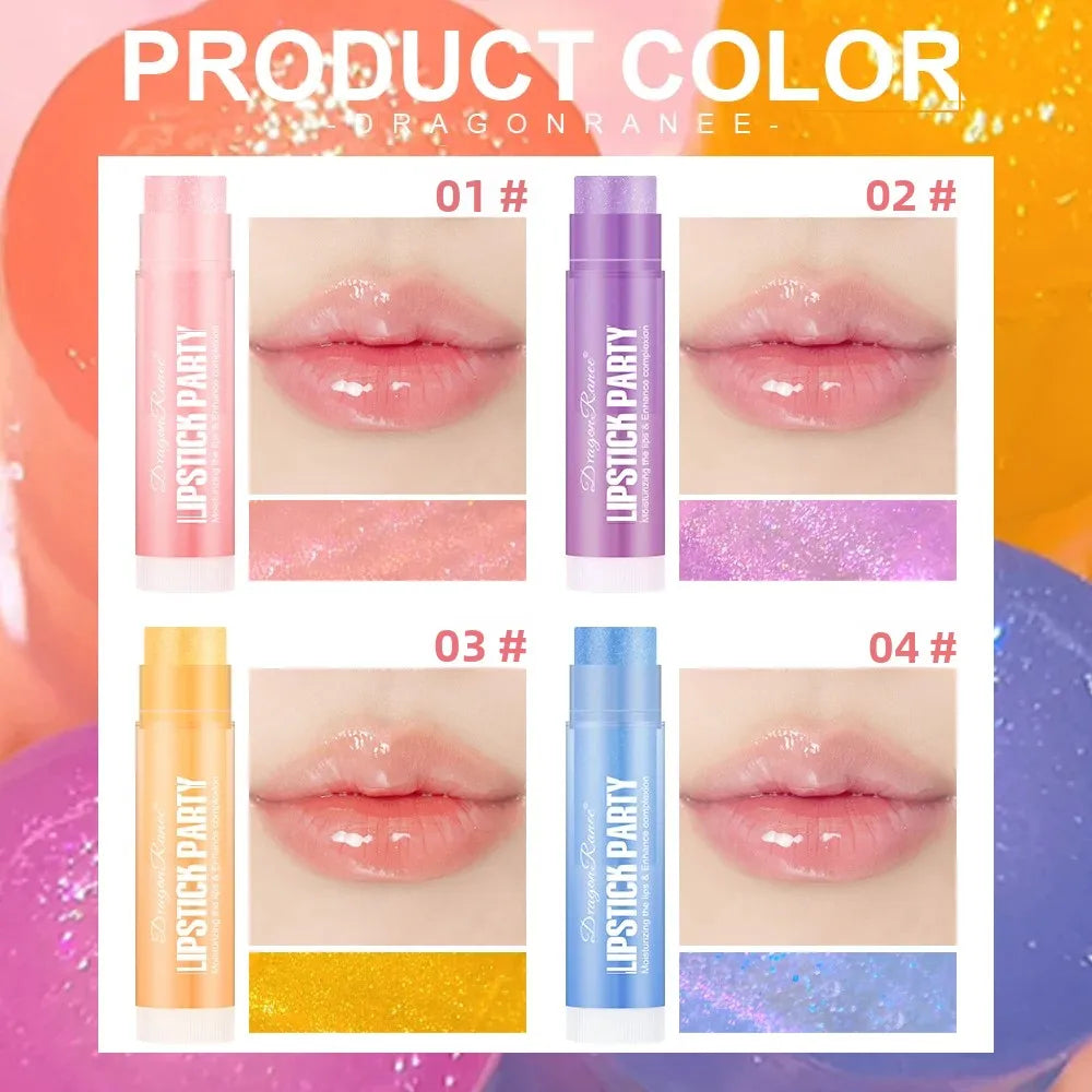 Pearlescent Mirror Lip Gloss Set 4pc – Shiny Moisturizing Glaze Lip Gloss Set HIP