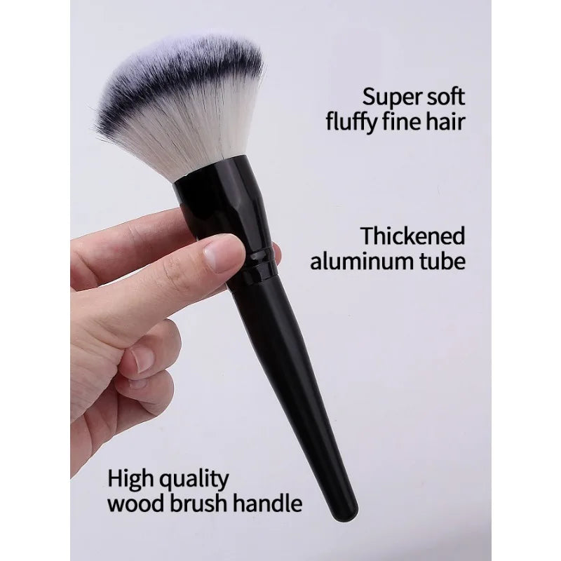 RUZOFO Fluffy Powder & Blush Makeup Brush – Super Soft Powder Makeup Brush HIP