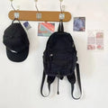 Fashion Lightweight Mini Nylon Backpack – School & Travel Mini Backpack HIP Black