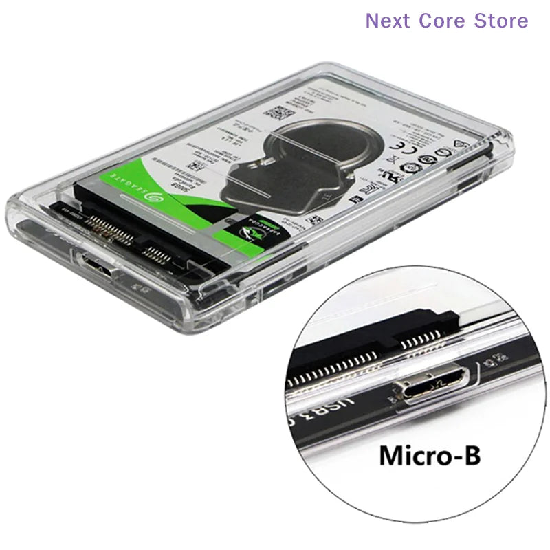 2.5" USB 3.0 to SATA External Hard Drive Enclosure Hard Drive Enclosure HIP