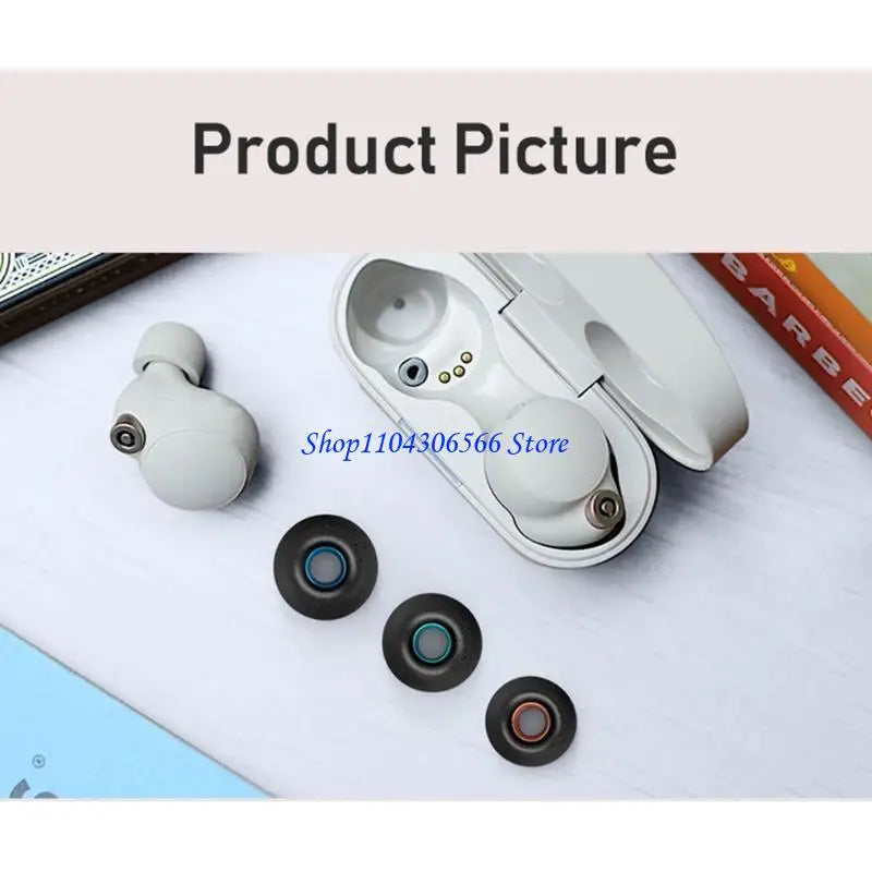 Memory Foam Ear Tips for Sony WF-1000XM4 – S/M/L Earbud Replacement Tips HIP
