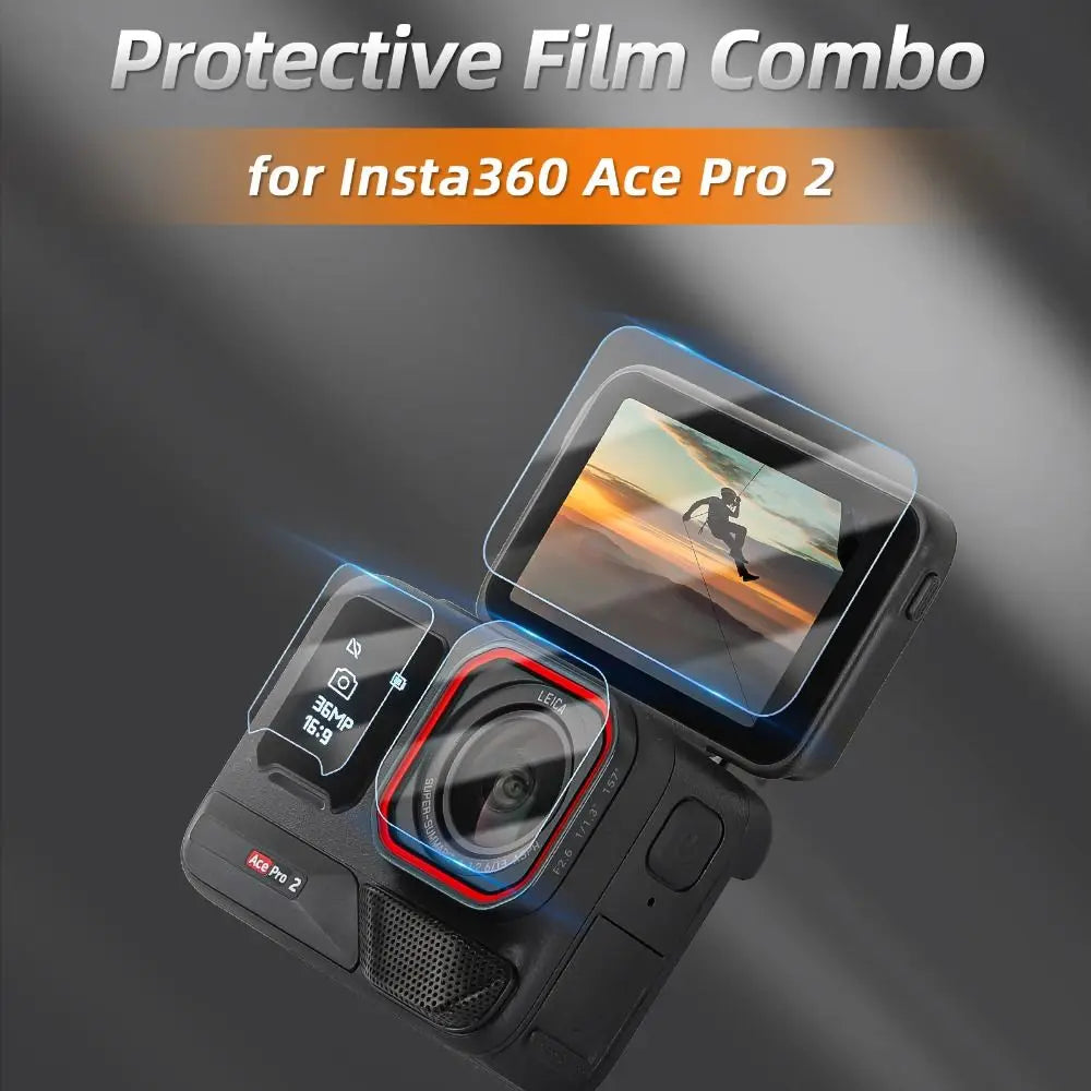 Insta360 Ace Pro 2 Tempered Glass Screen Protector – 9H Kit Camera Screen Protector HIP