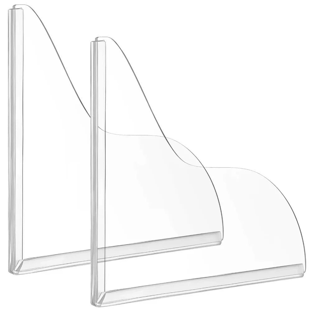 Acrylic Bathtub Splash Guard – Clear Self-Adhesive 2-Pack Sink Splash Guard HIP WHITE