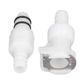 Hose Coupling Connector Quick Replacement Plastic Hose Quick Connector Food Grade Plastic 5/16in for Gas system for HIP WHITE