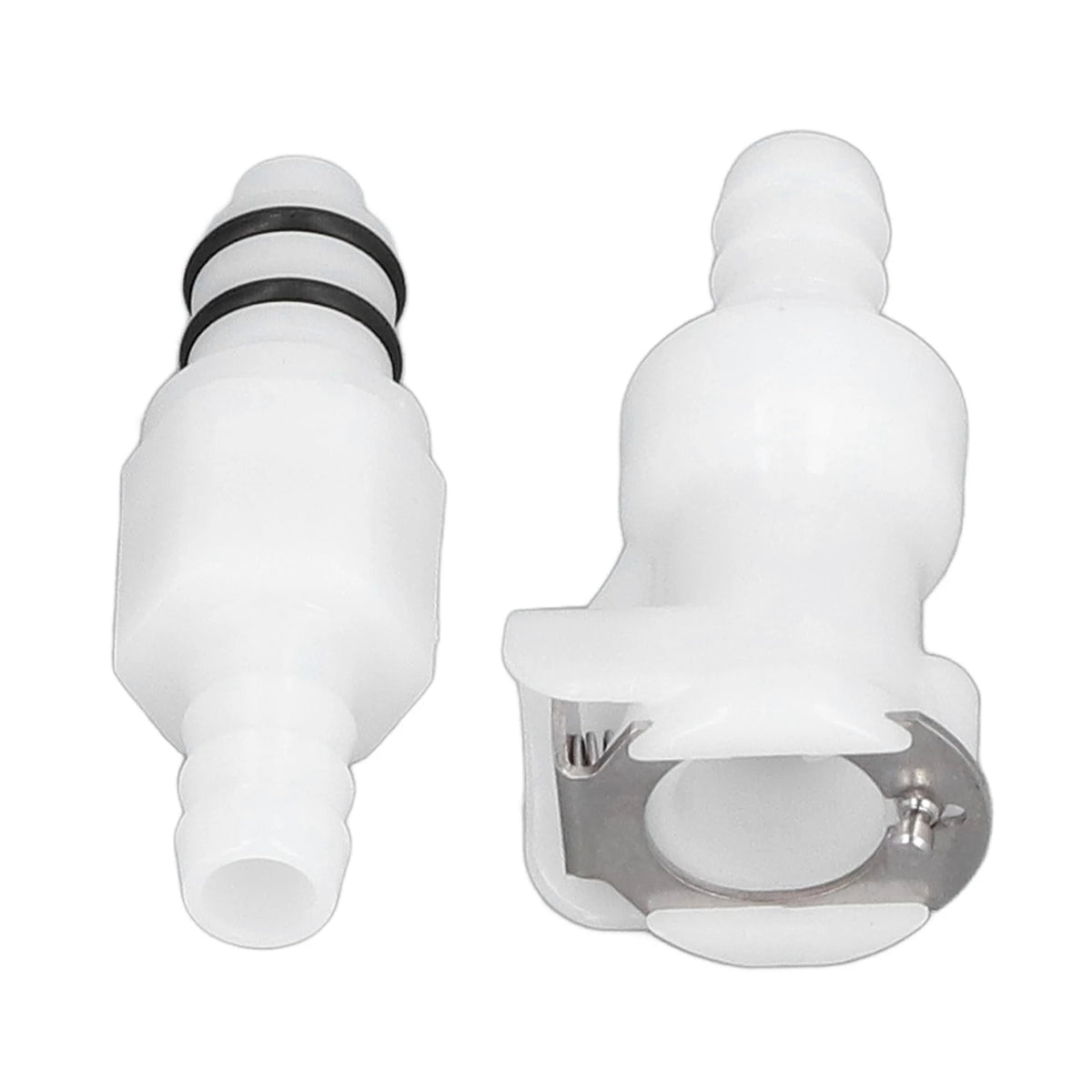 Hose Coupling Connector Quick Replacement Plastic Hose Quick Connector Food Grade Plastic 5/16in for Gas system for HIP WHITE