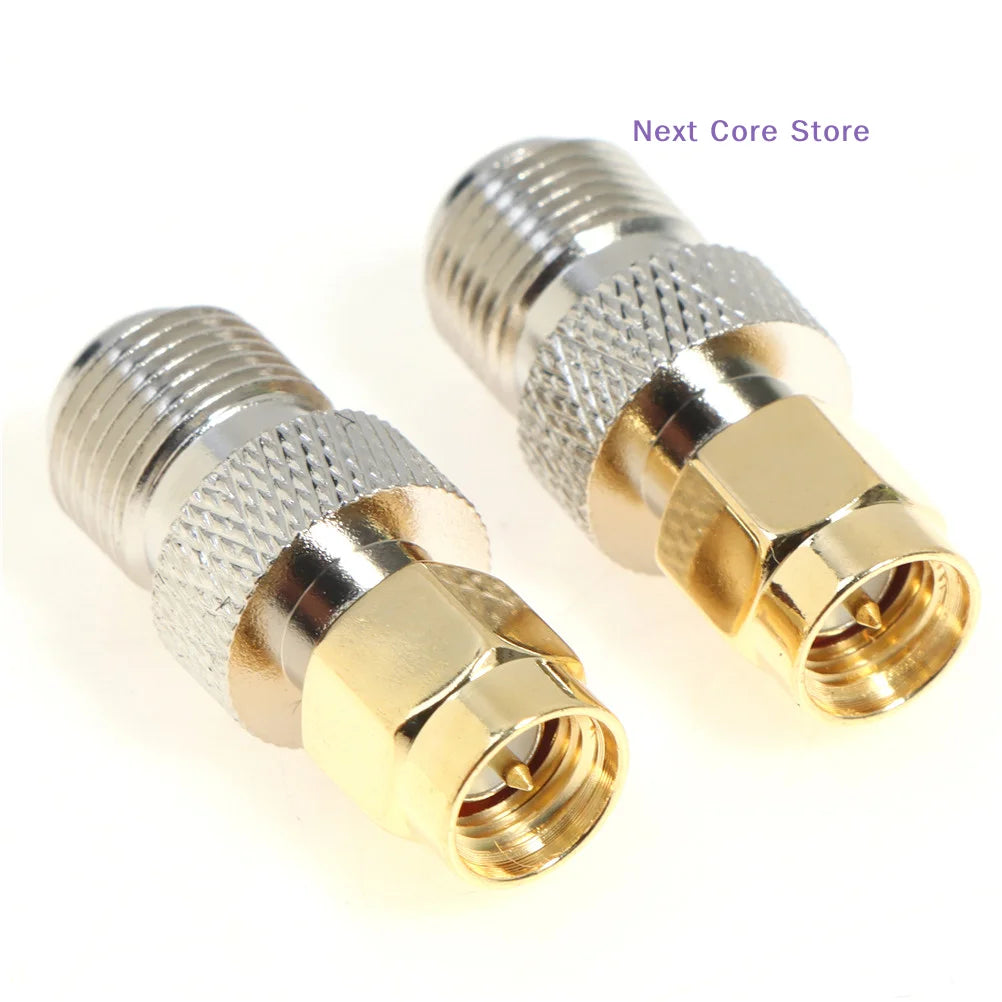 F Female to SMA Male RF Coaxial Adapter | Brass Connector RF Coaxial Adapter HIP