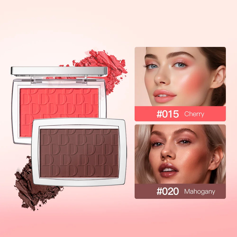 Blush Matte Natural Cheek Tint Brighten Face Waterproof Face Contouring Cosmetics Blush Powder Soft Female Makeup For Cheeks HIP