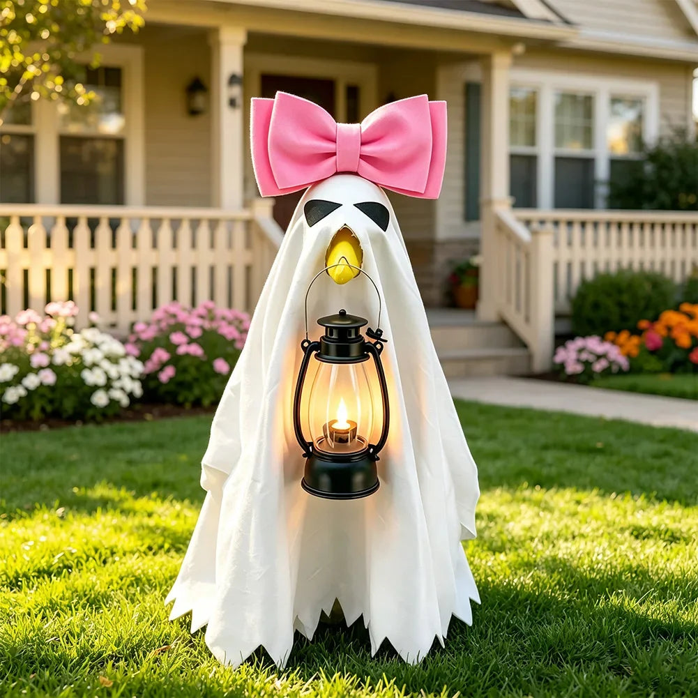 Halloween Luminous White Ghost Porch Goose Costume Pumpkin Ghost Wizard Costume Set Indoor Outdoor Haunted House Halloween Decor HIP