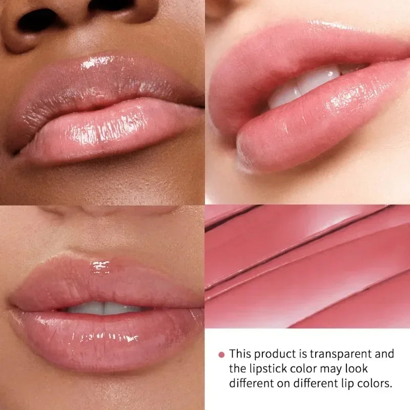 Vitamin E Pink Honey Lipstick Nourishing Moisturizing Tinted Lip Plumping Balm Smooth Enhancing Natural Color Lip Care Makeup HIP