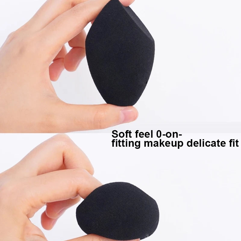 2-Pack Black Beauty Sponge Egg – Latex-Free Makeup Blender Makeup Blender Sponge HIP