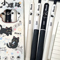 4-Pack Kawaii Cat Gel Pens 0.5mm Quick-Dry Black Ink | Cute Pens Kawaii Gel Pens HIP ONESIZE