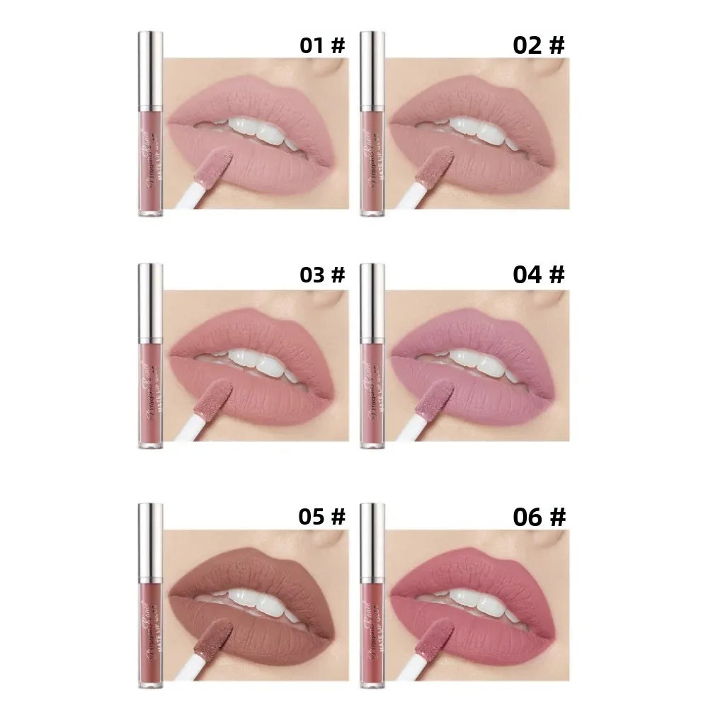 Dragon Ranee Velvet Matte Lip Gloss Set – 10-Pc Waterproof Matte Lip Gloss Set HIP