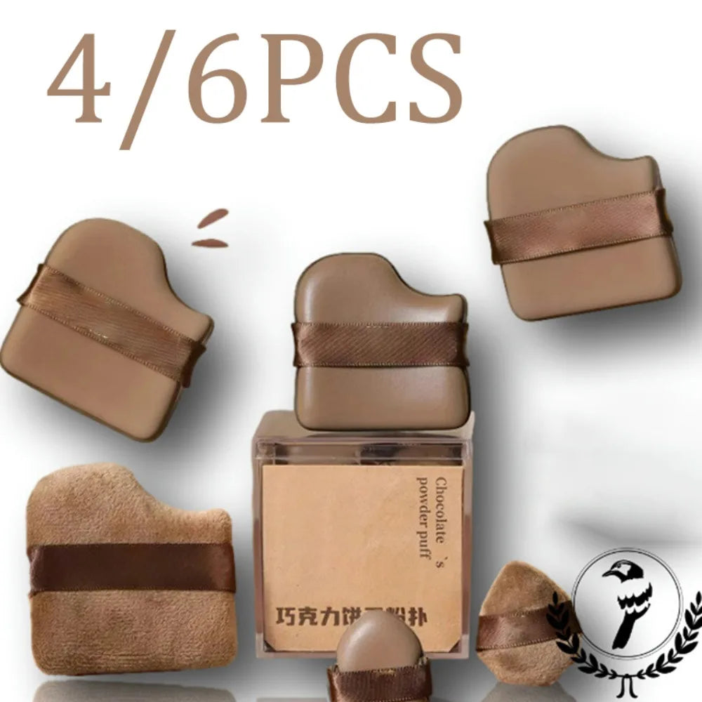 4/6PCS Makeup Blender Puff Air Cushion Foundation Sponge Loose Powder Puffs Cosmetic Applicator Tool Finger Sponge Makeup HIP