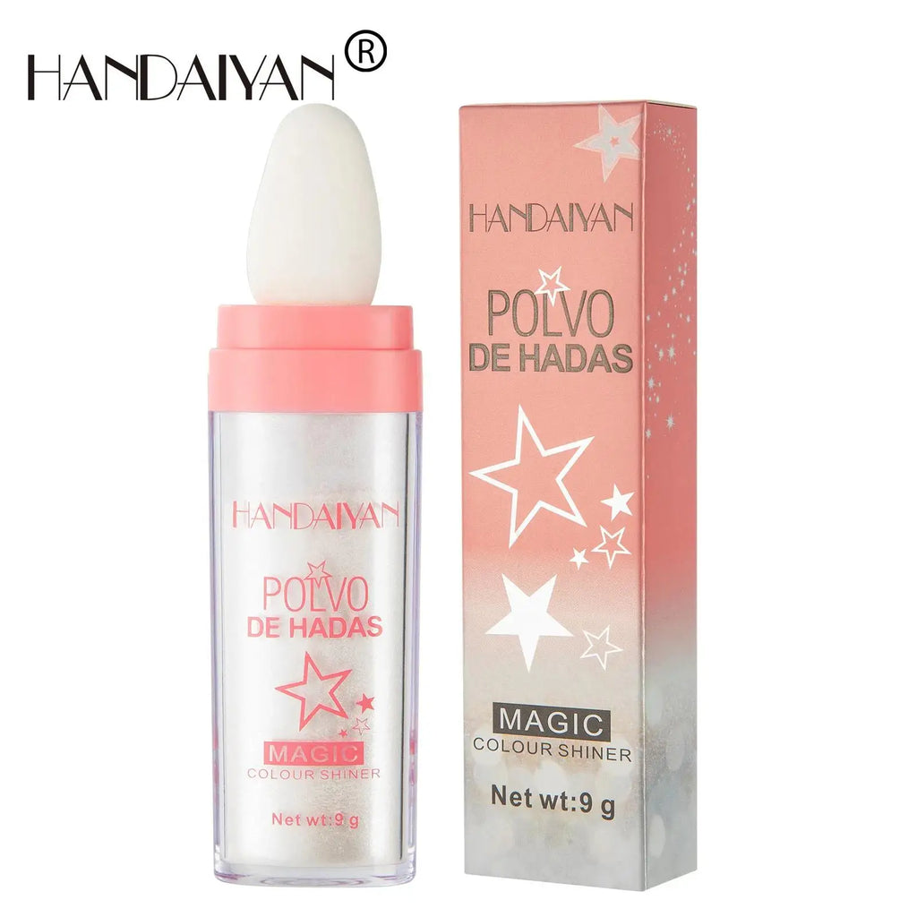 Handaiyan 3-Color Fairy Highlighter Stick – Shimmer & Glow Highlighter Powder Stick HIP