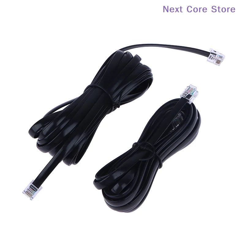 RJ12 6P6C Male to Male Telephone Extension Cable 1–5m Telephone Extension Cable HIP