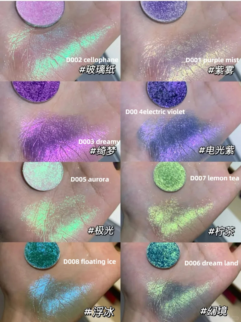DE'LANCI Chameleon Single Eyeshadow – Matte & Shimmer Shades Single Eyeshadow Pan HIP